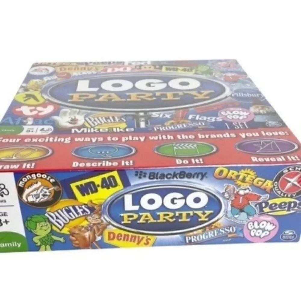 Logo Party Game NEW in original packaging new in box by Spin Master games